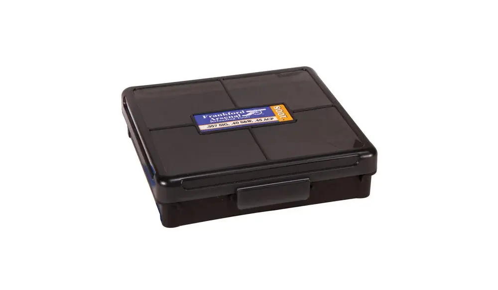Hinge-Top 100 Round Ammo Box 1008 by Frankford Aresnal