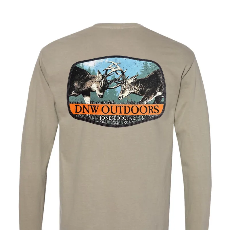 Sparring Deer Long Sleeve Tee by DNW