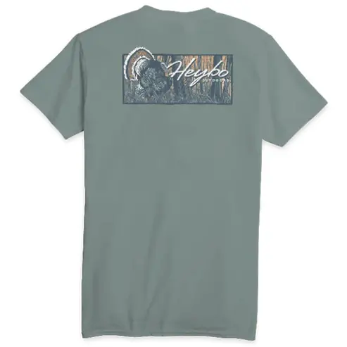Youth Turkey Strutting Short Sleeve Tee Shirt by Heybo