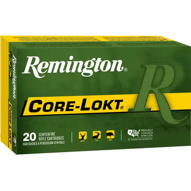 Remington Core Lokt 2,460 fps 303 British 180 Grain Soft Point Rifle Ammunition