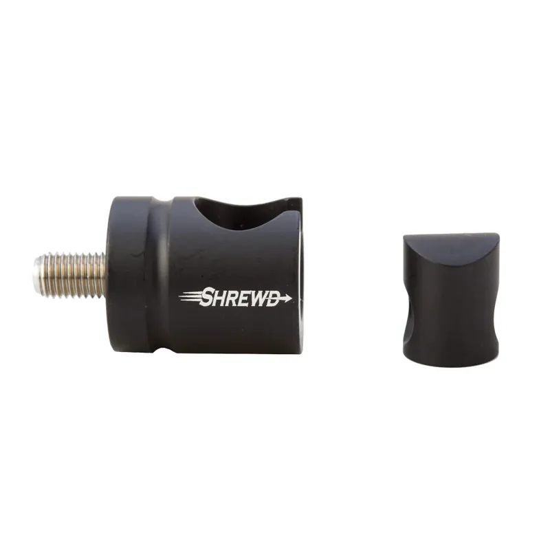 Straight Quick Disconnect Black by Shrewd Archery