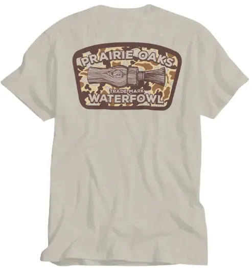 Youth Camo Duck Call Graphic Short Sleeve Tee Shirt by Prairie Oaks