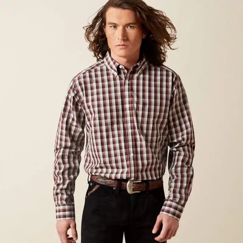 Wrinkle Free Atlas Fitted Long Sleeve Button Down Western Shirt by Ariat