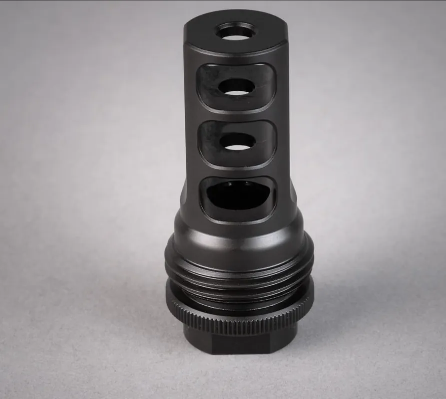ASR 3-Port 1/2x28 30 Cal Muzzle Brake by SilencerCo.