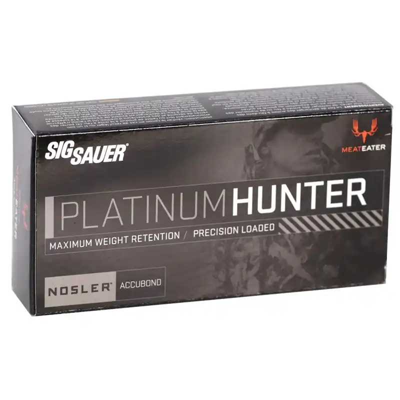 Sig Sauer Platinum Hunter 2,700 fps 6.5 Creedmoor 140 Grain Nosler AccuBond Rifle Ammunition