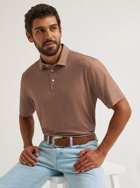 Performance Polo Shirt Argon Oil by Wrangler