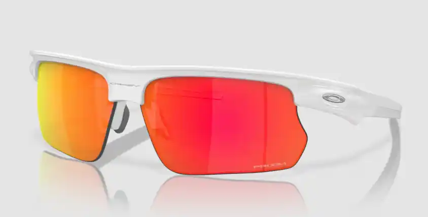 BiSphaera Polished White with Prizm Ruby lens by Oakley