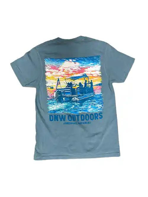 Pontoon Party Lake Short-Sleeve T-Shirt by DNW Outdoors