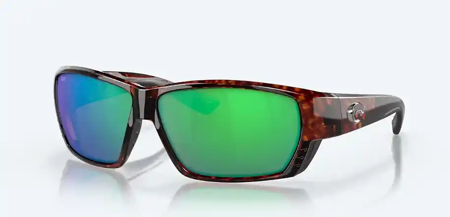 Tuna Alley Tortoise 580P with Green Mirror Polarized Lens by Costa Del Mar