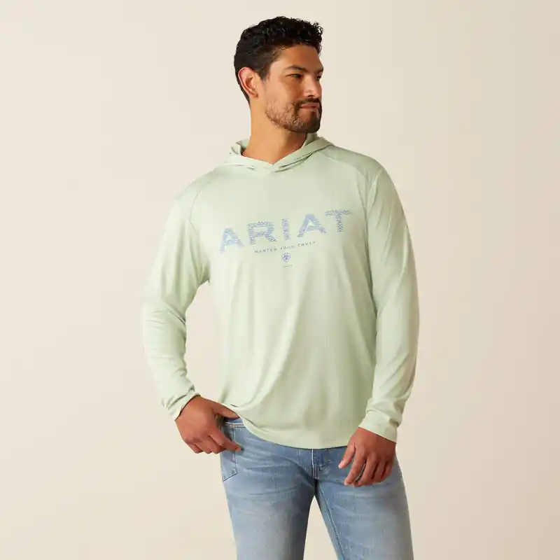 Rebar Sunblocker Craft Hood Long Sleeve Tee by Ariat