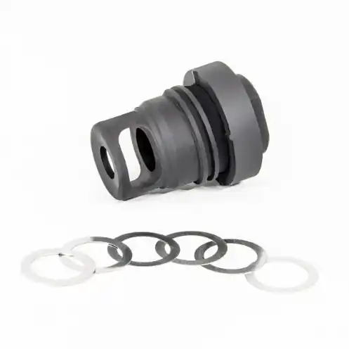 Mini QD Muzzle Brake 9mm 1/2-28 by Yankee Hill Machine Co