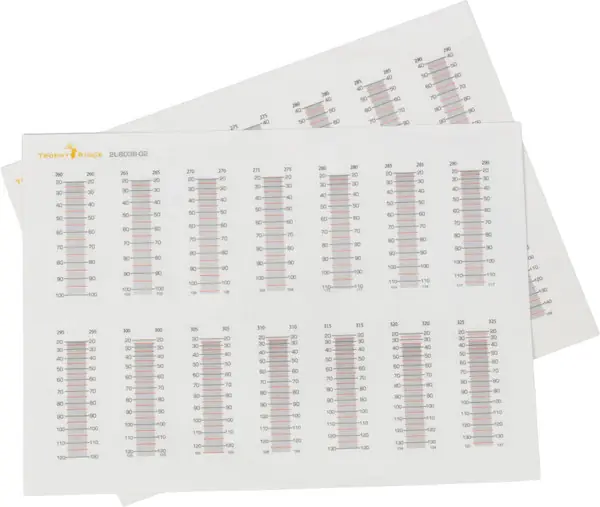 8 Sheet Left Handed Replacement Universal Sight Tapes by Trophy Ridge