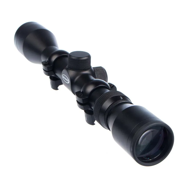 3-9X40 Weaver Rifle Scope Dual X with Rings