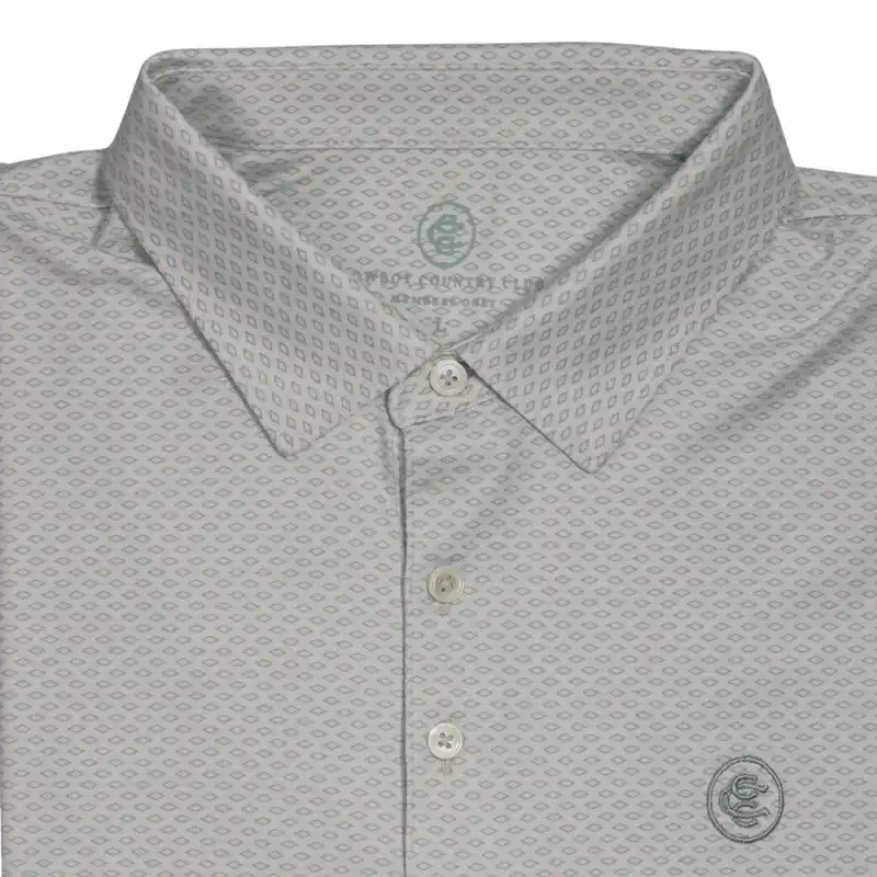Men‘s Diamondback Polo Short Sleeve Button Up Shirt by Cowboy Country Club