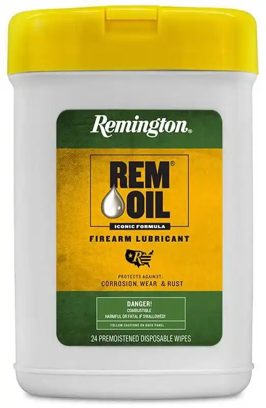 24 Count All Firearm Types Oil Pop Up Wipes by Remington