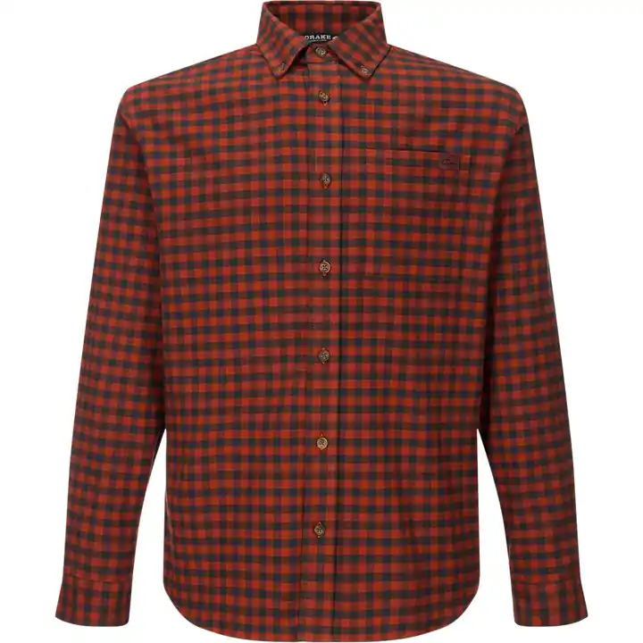 Autumn Flannel Long Sleeve Shirt by Drake