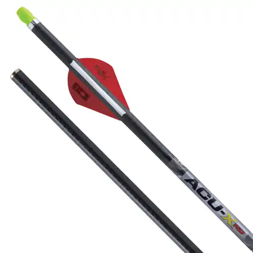 20 inch ACU-X RD Premium Carbon Arrows for Rail-Less Reverse Draw Crossbows by Ten Point