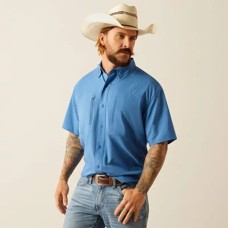 VentTEK Short Sleeve Shirt in Sapphire by Ariat