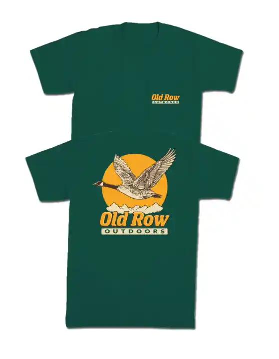 Goose Short Sleeve Pocket Tee Shirt by Old Row