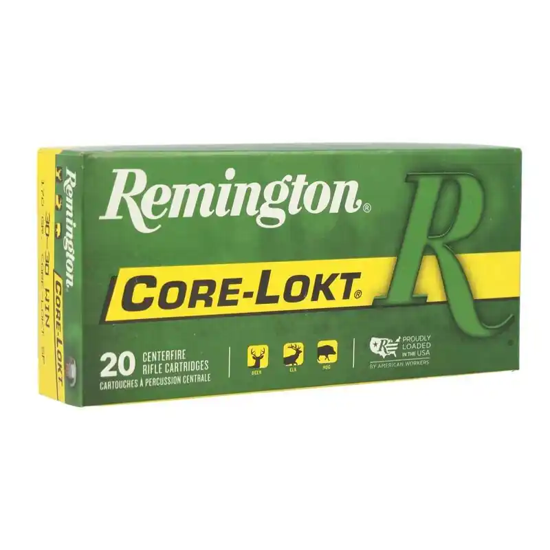 Remington Core Lokt 2,200 fps 30-30 Winchester 170 Grain Soft Point Rifle Ammunition