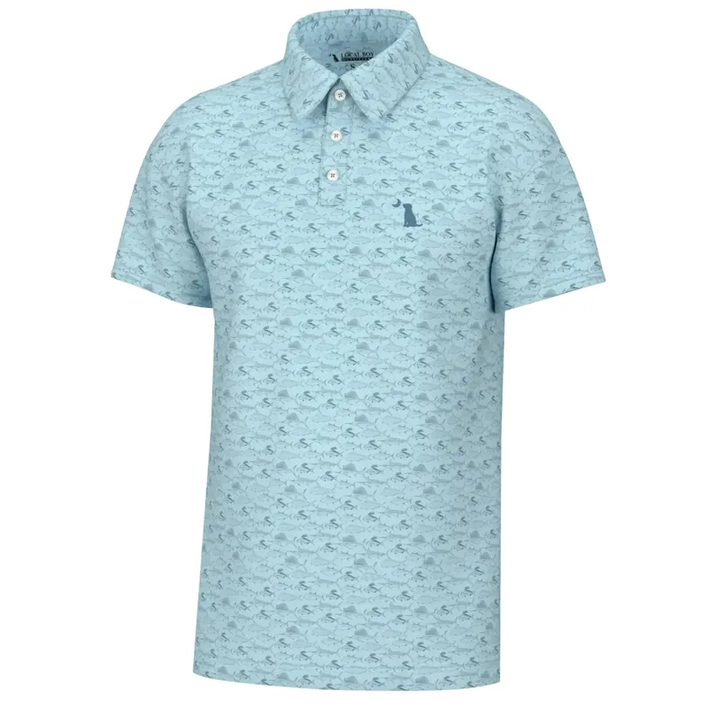Youth Dirty Myrtle Polo Short Sleeve Shirt by Local Boy Outfitters