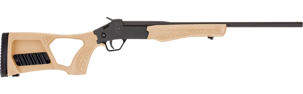 Poly Tuffy 410 Bore Shotgun with 3 Inch Chamber Length 18.5 Inch Barrel Length in Tan Stock by Rossi