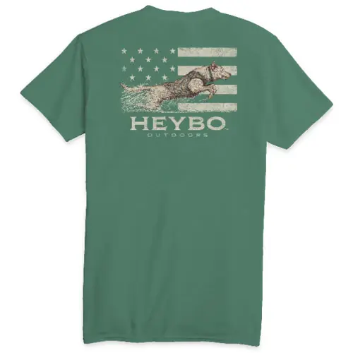 Men‘s American Yellow Lab Short Sleeve Tee by Heybo