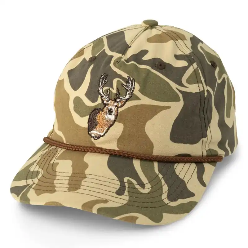 Whitetail Rope Hat in Camo by Heybo