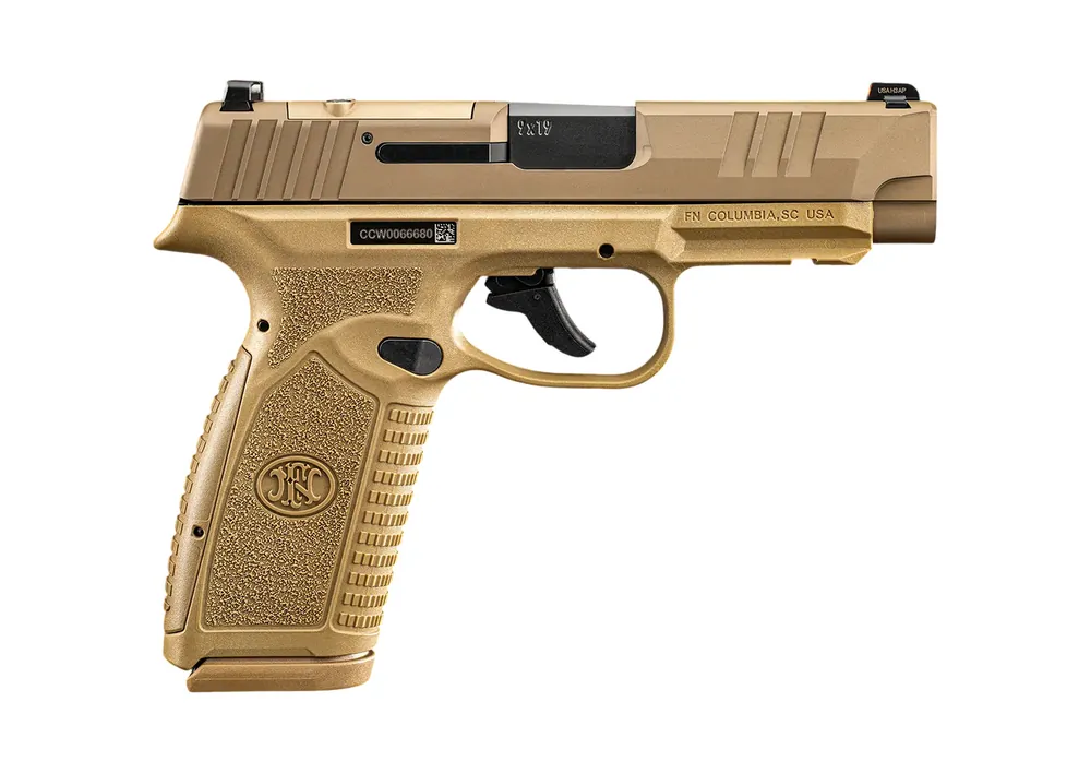 FN America Reflex XL 9mm Luger Caliber 3.8‘ Barrel Semi Auto Flat Dark Earth Finish Handgun