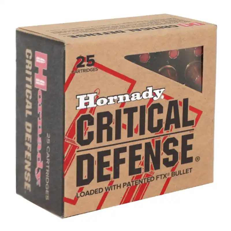 Hornady Critical Defense 1,010 fps 38 Special 110 Grain Flex Tip Expanding Handgun Ammunition