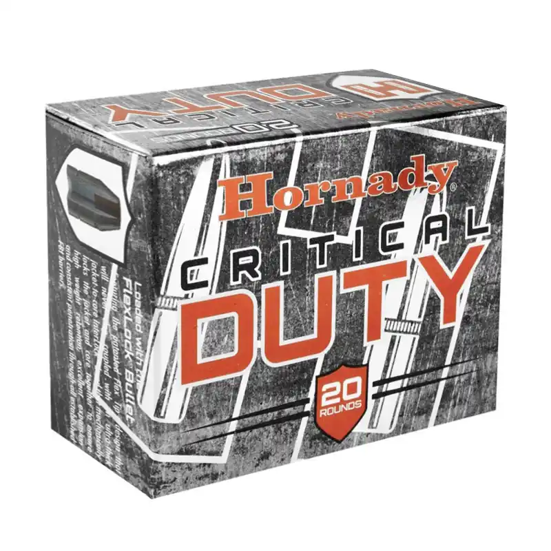Hornady Critical Duty 1,160 fps 10mm Auto 175 Grain FlexLock Handgun Ammunition