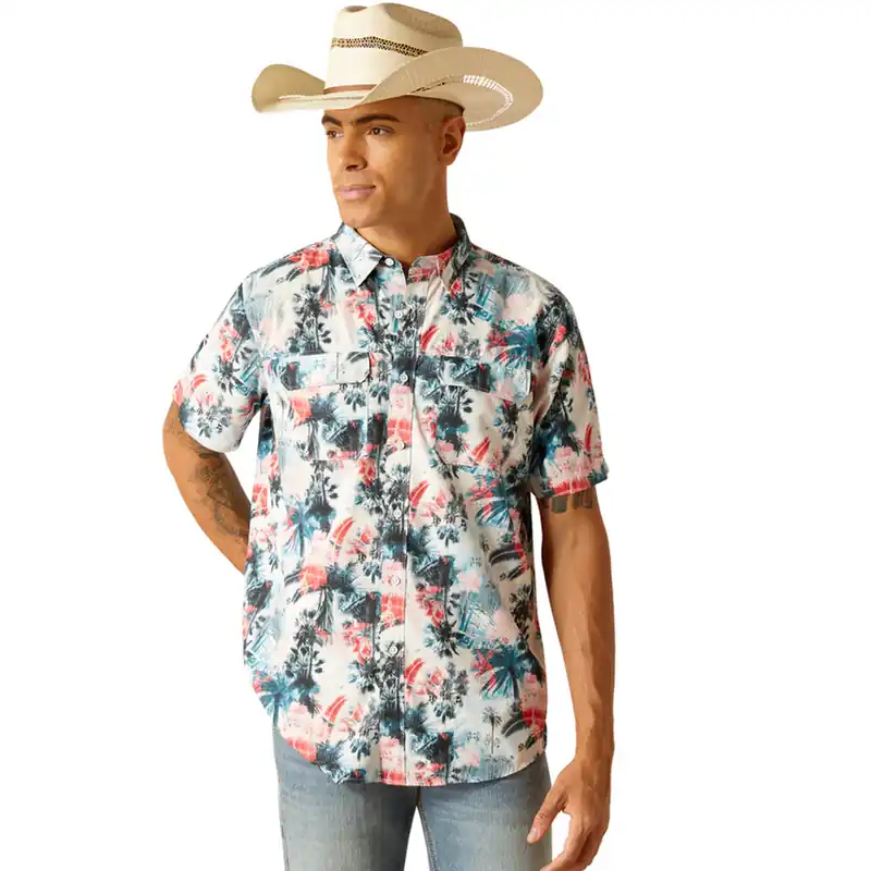 Venttek outbound Fitted Short Sleeve Shirt by Ariat