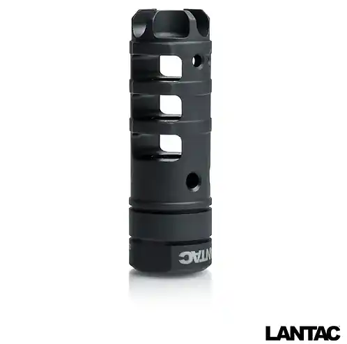 Dragon Muzzle Brake in 9x19mm Bore for 1/2x36 Threaded Barrel by Lantac