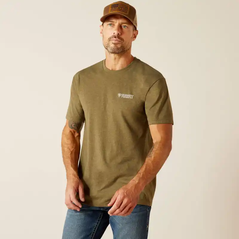 Outline Wing Short Sleeve Tee Shirt by Ariat