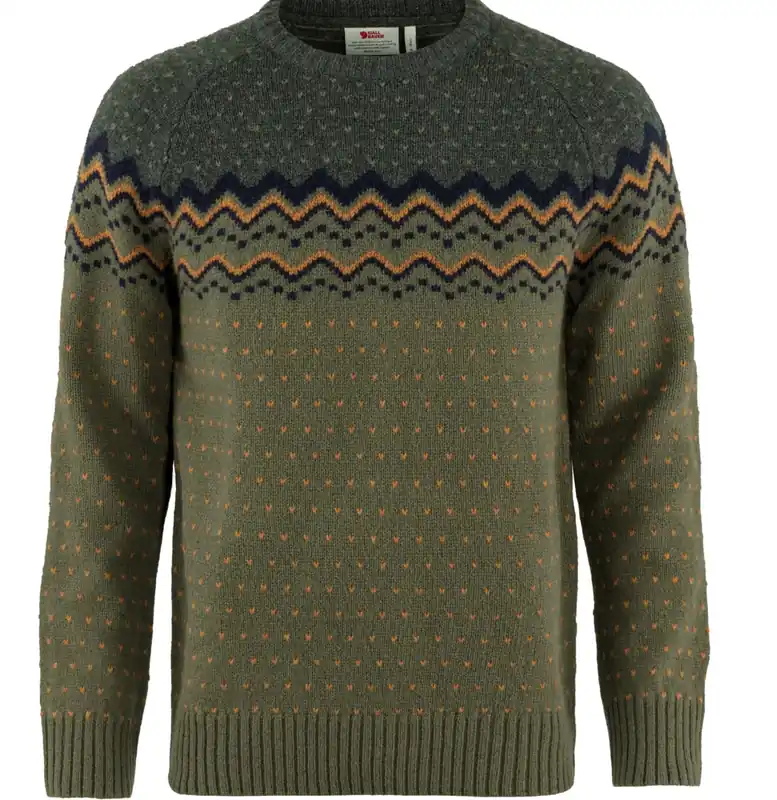 Men‘s Ovik Knit Sweater - Laurel Green/Deep Forest - XS