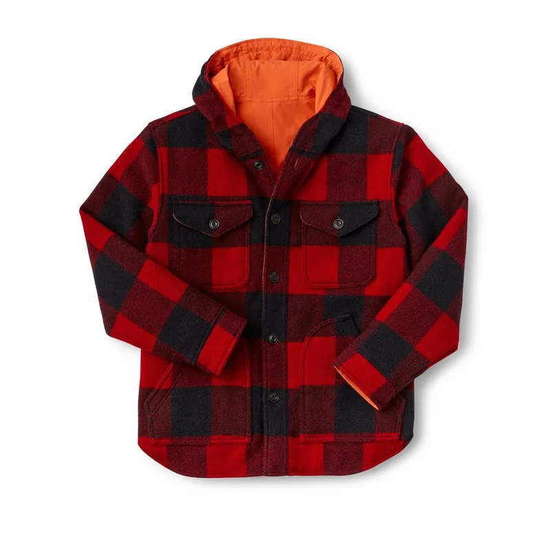 Men‘s Snohomish Reversible Jacket - Red/Black Buffalo - Small