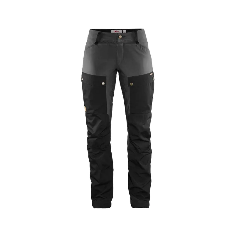 Women‘s Keb Trousers Curved Reg - Black/stone Grey - 38