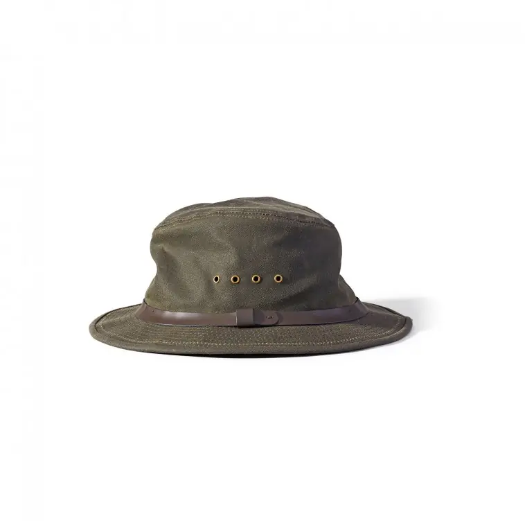 Men‘s Insulated Tin Cloth Packer Hat - Otter Green - Small