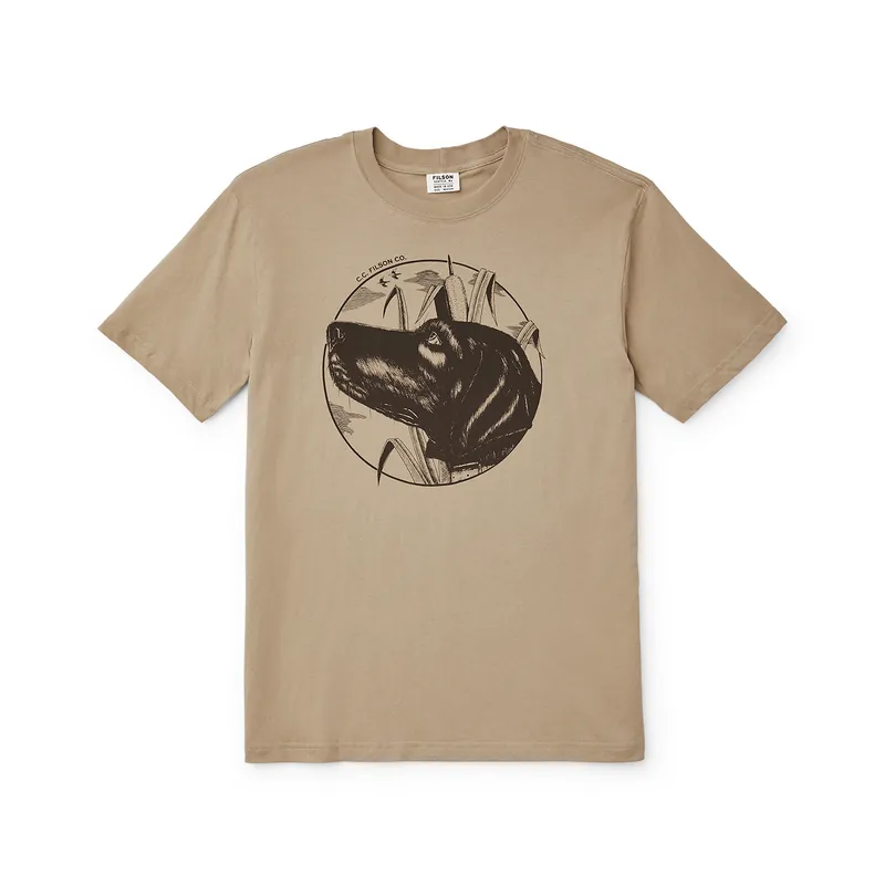 Men‘s Short Sleeve Lightweight Outfitter T-shirt - Khaki - Small