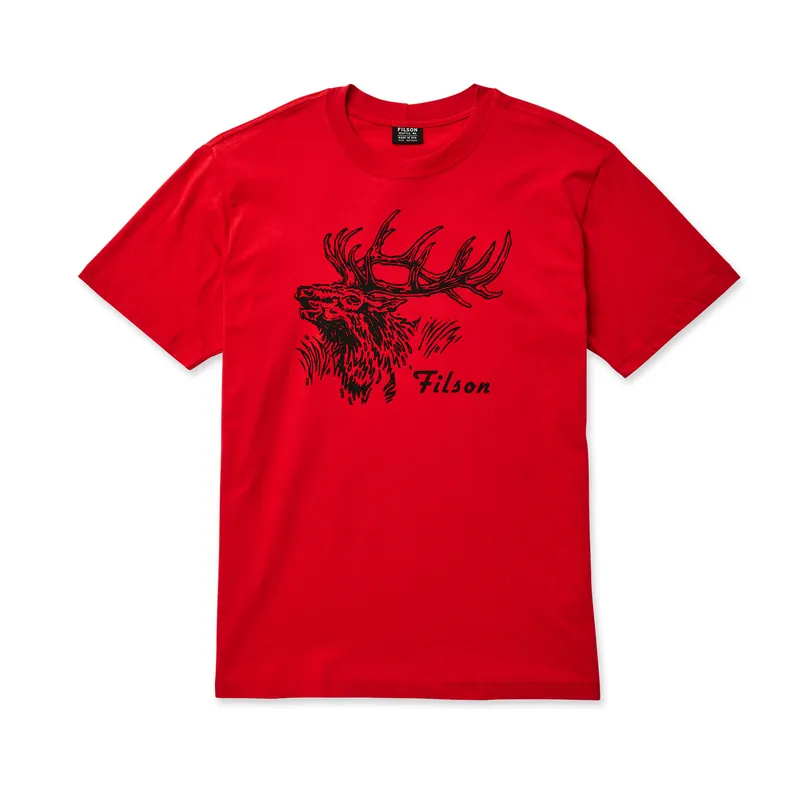Men‘s Short Sleeve Lightweight Outfitter T-shirt - Red - Small