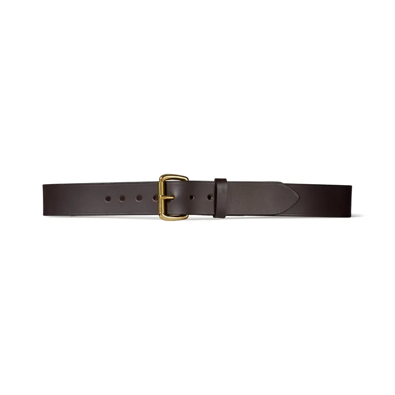 1.5 Leather Belt - Brown - 44