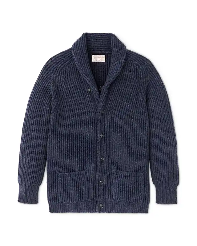 Men‘s Bristol Cardigan Sweater - Navy - Large