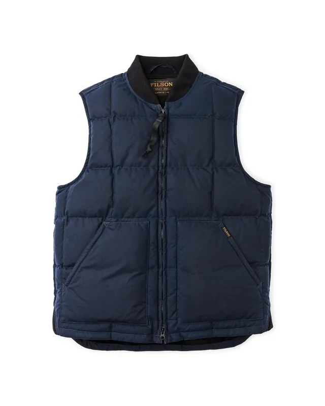 Men‘s Waxed Down Vest - Night Sky - XL