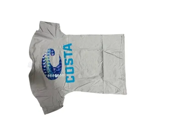 Men‘s Deyoung Fish Ss T-shirt - Silver Premium - Small