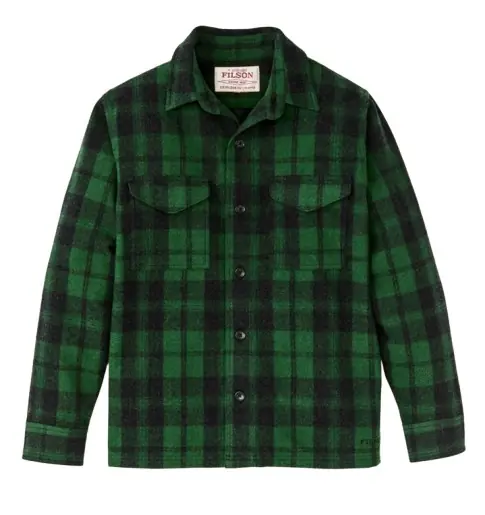 Men‘s Jac-shirt - Green/Black Plaid - Large