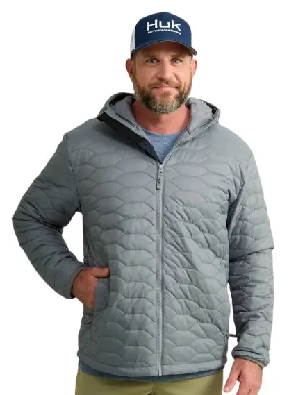 Men‘s Scale Hooded Jacket - Night Owl - Medium