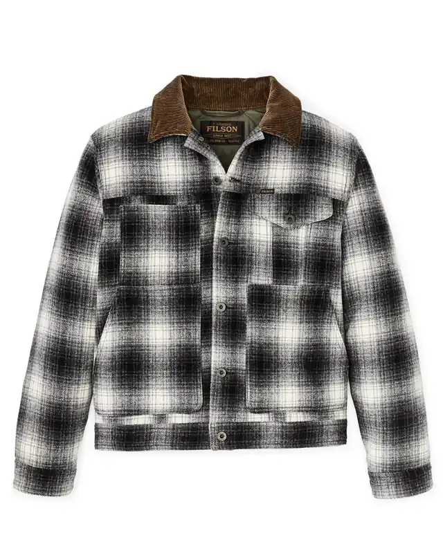 Men‘s Insulated Wool Short Cruiser - Charcoal Ombre - Small