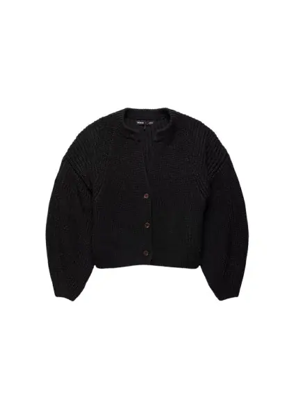 Women‘s Sunday River Short Cardigan - Black - XS