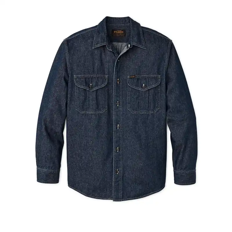 Men‘s Denim Guide Shirt - Rinse Indigo - Large