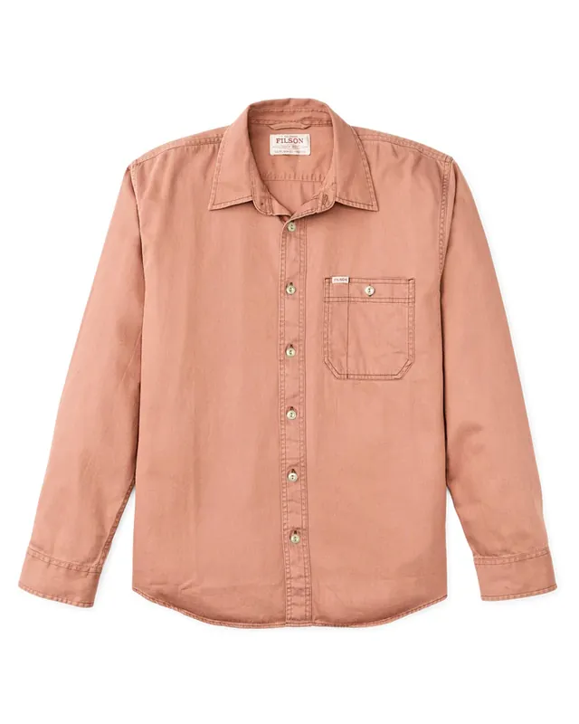 Men‘s Shipwright Fine Twill Shirt - Sunburn - XXL